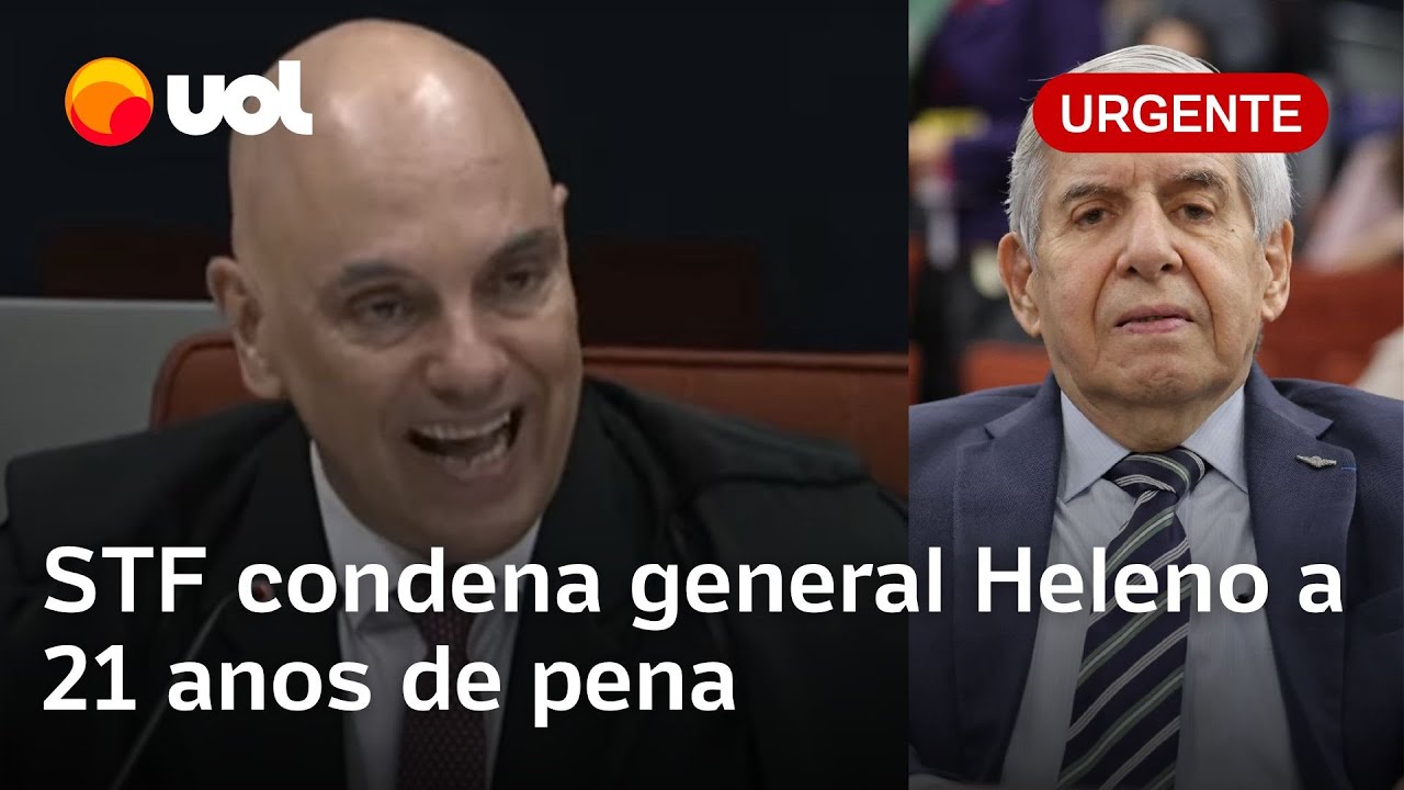 Augusto Heleno é condenado a 21 anos com atenuantes por ter mais de 70 anos