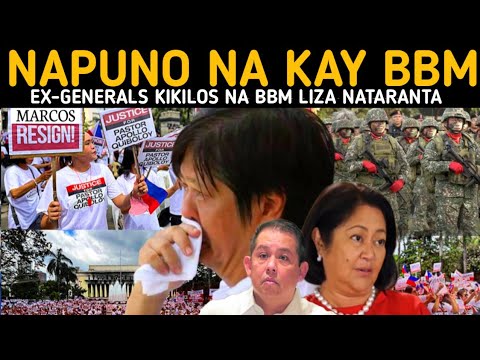 PURO KAYO PAGNANAKAW! AFP EX-GENERALS NAPUNO NA BBM LIZA TAMBA NATARANTA!