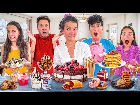 Last to STOP EATing BIRTHDAY Dessert!