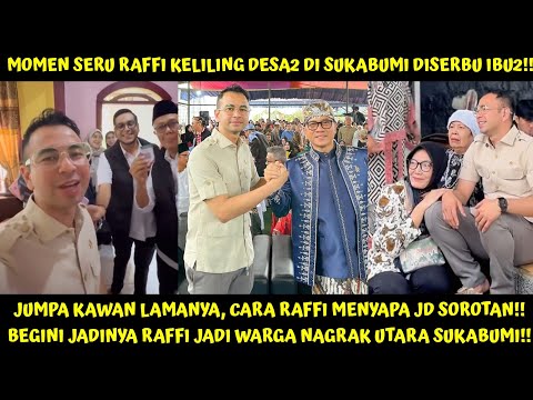 LAMA TAK JUMPA, PERLAKUAN RAFFI SAAT KETEMU REKAN SESAMA ARTIS SAAT BERKUNJUNG KE DESA2 JD SOROTAN!!