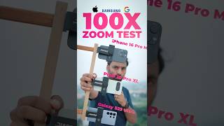 Zoom Test - Pixel 10 Pro XL vs iPhone 16 Pro Max vs S25 Ultra #shorts
