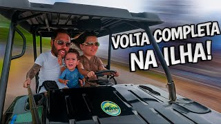 PEGAMOS UM BUGGY E FIZEMOS A VOLTA COMPLETA NA ILHA 🏝️ DO NADA, COMEÇOU A CHOVER MUITO!