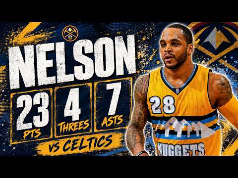Jameer Nelson 23 pts 4 threes 7 asts vs Celtics 14/15 season
