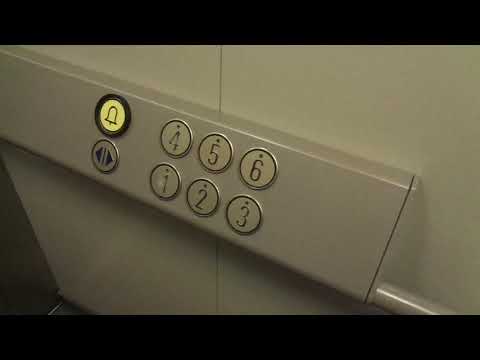 Very Nice 1999 Schindler D Roped Hydraulic Elevator @ Paraistentie 16, Kaarina, Finland