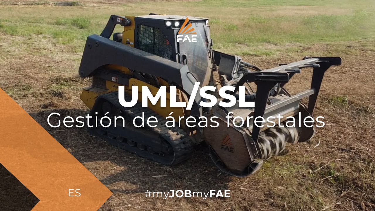 Vídeo Gestión forestal con la trituradora cargadora compacta FAE UML/SSL