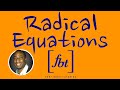 Solving Radical Equations with Square Roots