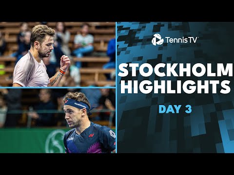 Ruud Takes On Sonego; Wawrinka, Berrettini & More Feature | Stockholm 2024 Day 3 Highlights