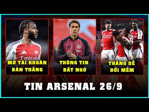 TIN ARSENAL 26/9: THẮNG ĐẬM BOLTON, STERLING TỎA SÁNG, VẪN MUỐN VLAHOVIC