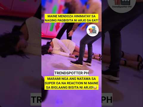 MAINE MENDOZA HINIMATAY SA PAGBISITA NI ARJO ATAYDE SA EAT BULAGA! #mainemendoza #arjoatayde #shorts