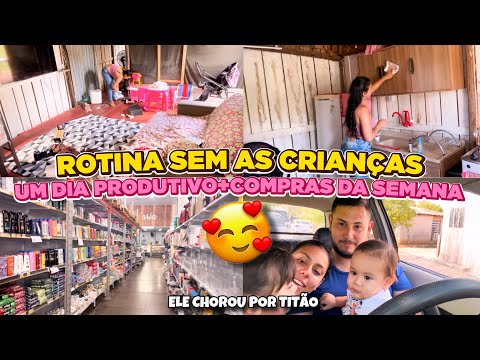 UM POUCO DA NOSSA NOVA ROTINA || UM DIA BEM PRODUTIVO POR AQUI + comprinhas da semana 🏡🛒💕