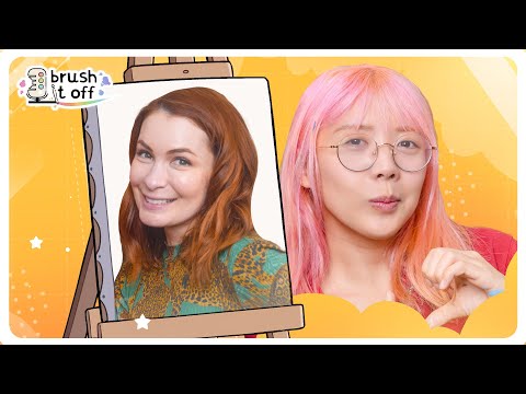 painting Felicia Day's dead cats...