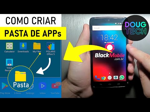 Como Criar PASTA de Aplicativos em Motorola Antigo