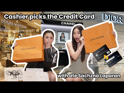 Cashier picks Credit Card Challenge with Sachzna Laparan (SUPER TINDI) II Bea Borres