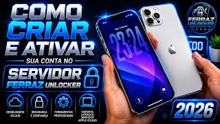 🚀 NOVO CADASTRO 2026! Como Criar e Ativar Conta no Servidor Ferraz Unlocker (Passo a Passo)