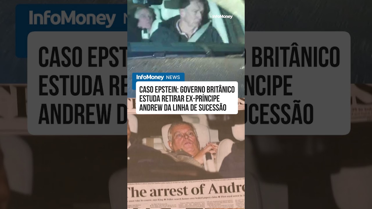 Caso Epstein: governo britânico quer retirar ex-príncipe Andrew de sucessão | InfoMoney News