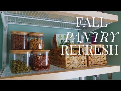 A Little Fall Pantry Clean & Tidy 🍁