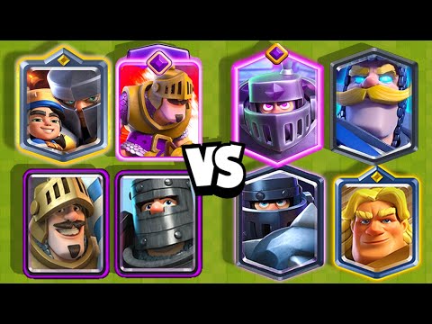 PRINCIPES vs CABALLEROS | CUAL ES MAS FUERTE? | CLASH ROYALE