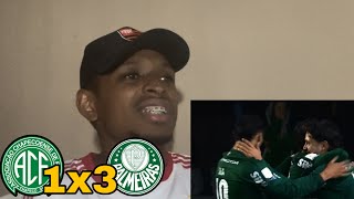 REACT CORITIBA 1x3 PALMEIRAS- MELHORES MOMENTOS 
