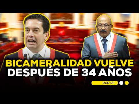 La bicameralidad volvió al Perú después de más de 34 años