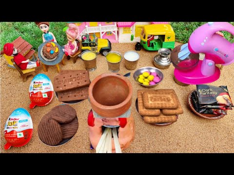 All Biscuits Chocolate Cakes Recipe || All Miniature Biscuits Chocolate Dosa|| Mini Foodkey