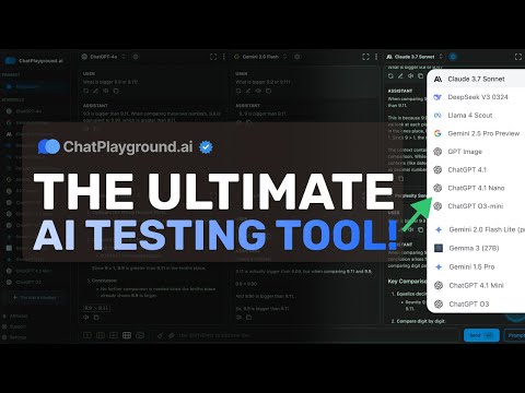 ChatPlayground: This All-In-One AI Testing Platform is REALLY INSANE!