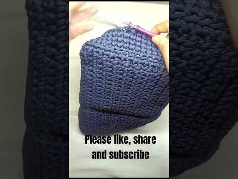 nylon macrame mini basket stitching