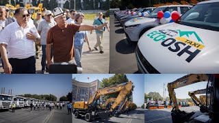 ОШ мэри ТАШИЕВге "ЯНДЕКС" такси ОРДУНА "Еко ОШ" такси ПАЙДА болорун айтып СВЕЖИЙ унааларды КӨРСӨТТҮ