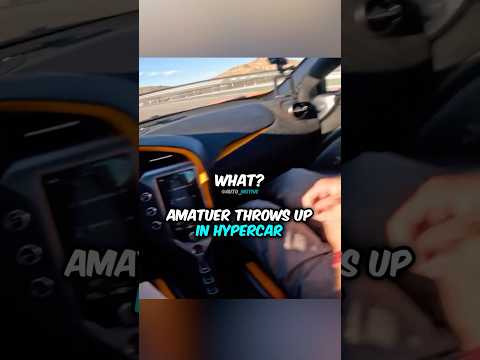 He Threw Up In My Mclaren Senna! 😳