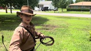 Little Indiana Jones Gets A New Whip!