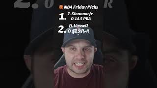 NBA best Friday picks #nba #picks #plays #locks #friday