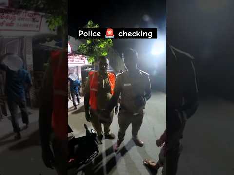 Tamilnadu police ๐ฎโโ๏ธchecking #tamilnadu #chennai #police #shorts #trending