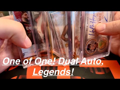 WWE Card Collection Update 6 Pickups! 1/1, Dual Auto, Transcendent, Legends, Leaf @WWE @Topps