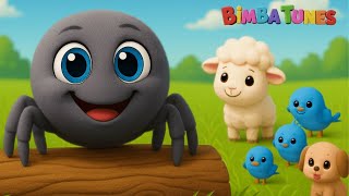 Itsy Bitsy Spider | Nursery Rhyme for Kids | Sing Along Song with Cute Animation | lia cha cha