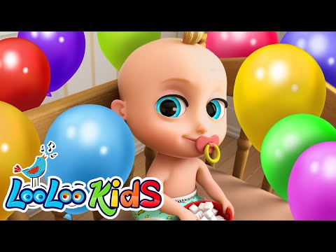 Johny Johny Yes Papa - Learn Colors with Balloons - Nursery Rhymes & Kids Songs - LooLoo Kids