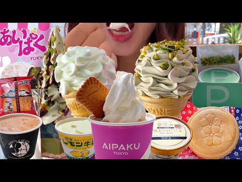 あいぱくで全国ご当地アイスを限界まで食べまくる!あいぱく原宿 #あいぱく #ドバイチョコ 【スイーツちゃんねるあんみつの食レポ】