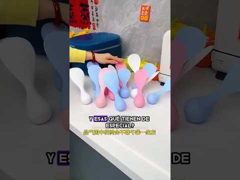 Nunca más se te va a pegar el arroz con esta cuchara 😳