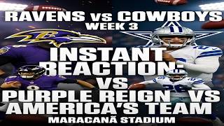 INSTANT REACTION: RAVENS vs. COWBOYS