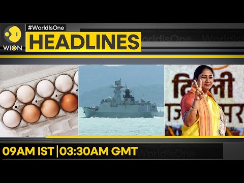 Rekha Gupta to Take Oath as Delhi CM Today | Australia Monitoring Chinese Warship | WION Headlines