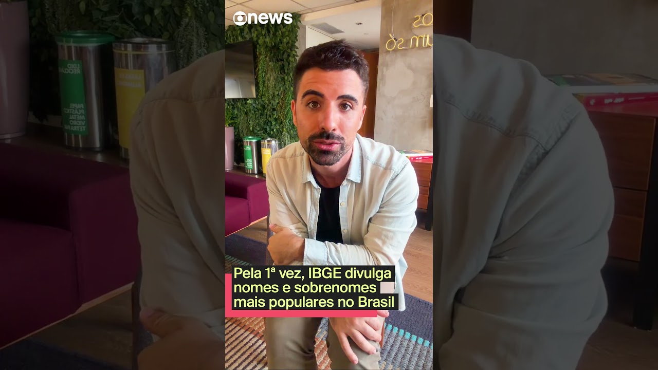 Pela 1ª vez IBGE divulga nomes e sobrenomes mais populares no Brasil TV Online Pela 1ª vez IBGE divulga nomes e sobrenomes mais populares no Brasil