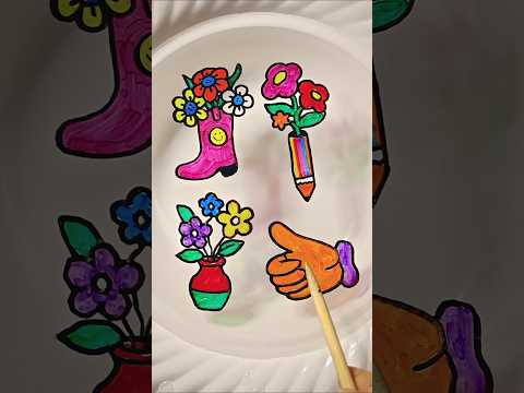 When Words Escape, Flowers 🌹💐 Speak ❤️#shorts #art #tindin #floatingpen