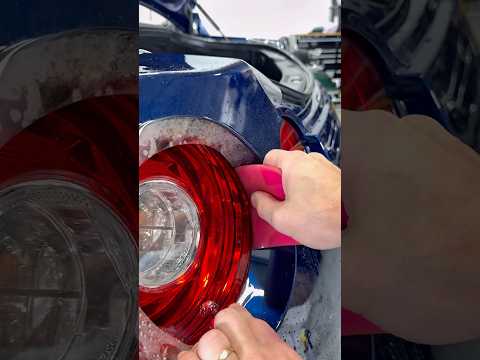 Nissan GTR around taillights finishing PPF in one piece no inlays 🔥