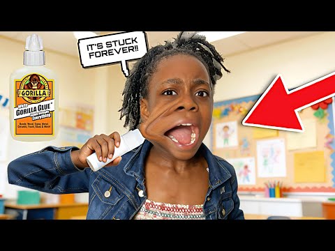 I GOT GORILLA GLUE STUCK TO MY FACE! 😱