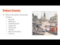 Exploring American Revolution Vocabulary for Newcomers