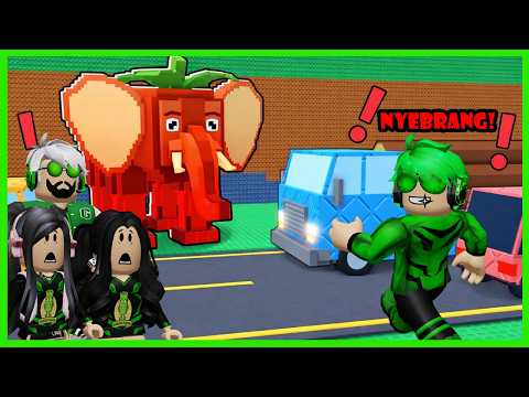 Demi Brainrot Langka Aku Nekat Nyebrang Jalanan Padat Kendaraan - Roblox Cross The Road For Brainrot
