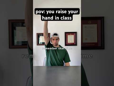 pov: you raise your hand in class #school