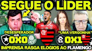 FLAMENGO É O NOVO LÍDER! REAÇÕES PALMEIRENSES! REMO 0X1 FLAMENGO | BOTAFOGO 0X0 PALMEIRAS