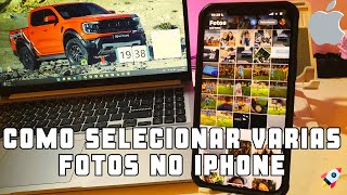 Como apagar várias fotos no iPhone de uma vez