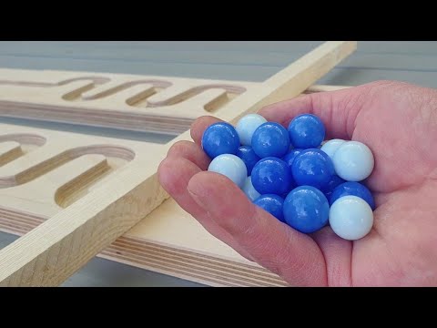 Reverse video Experiment - Mini basketball marbles, Marble run race ASMR ARSENII TOYS СТРИМ