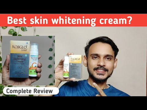 mamaearth vitamin c serum || kojiglo gold skin lightening cream || kojic acid