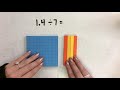 Dividing Decimals with Base 10 Blocks